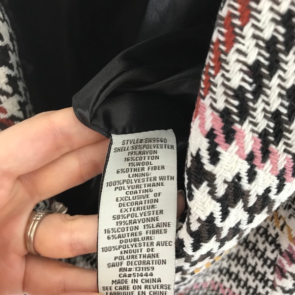 NWT Sebby Collection Glen Paid Two Button Coat - Picture 10 of 11